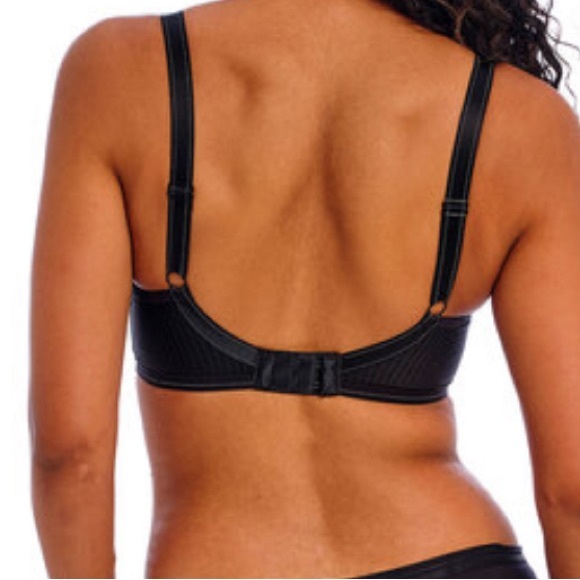 Freya Idol Balcony Underwire Balconette Bra Black 32J Lightly Lined Lingerie - Picture 3 of 6